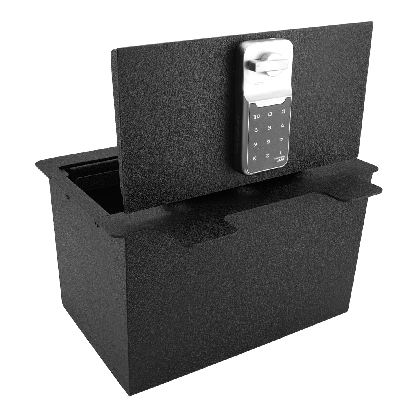 Pro Console Safe Vault Box for Chevrolet Silverado 1500 (Electronic Keypad Lock): 2019-2022