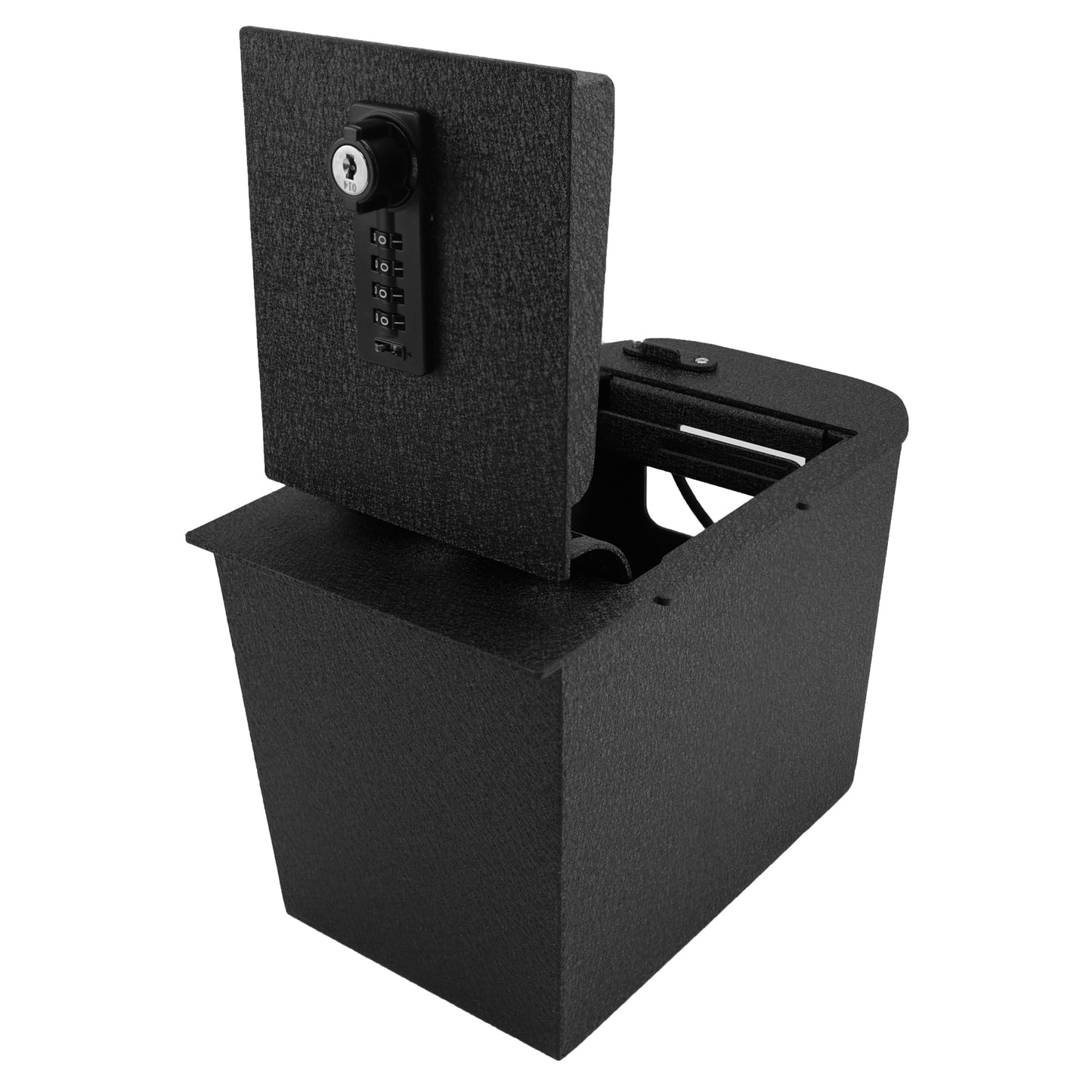 Pro Console Vault Safe Box for Toyota RAV4 (4-Digit Combo Lock with Key): 2019-2025