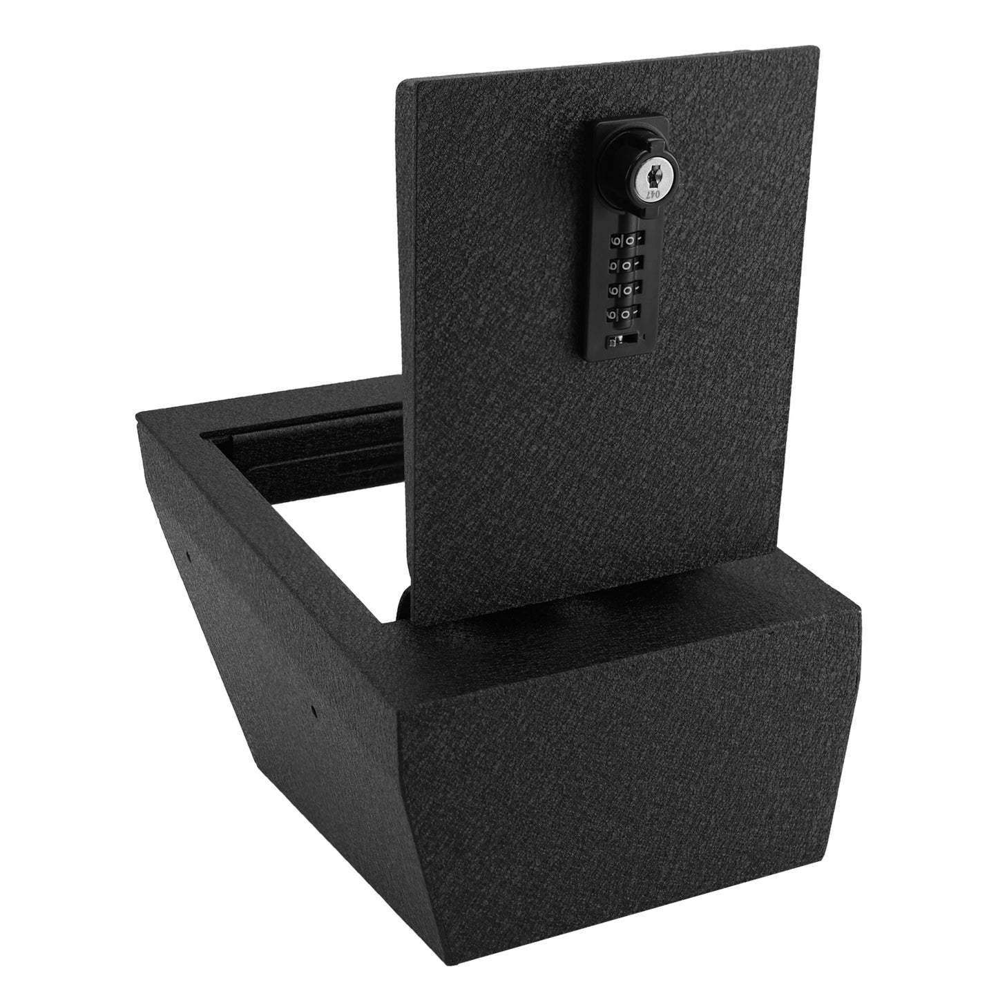 Pro Console Safe Vault Box for Tesla Model X (4-Digit Combo Lock with Key): 2021-2025