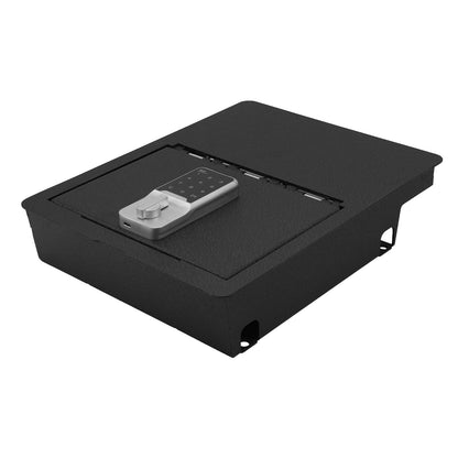 Underseat Console Safe Vault Box for Dodge Ram 1500/2500/3500 (Electronic Keypad Lock): 2006-2019