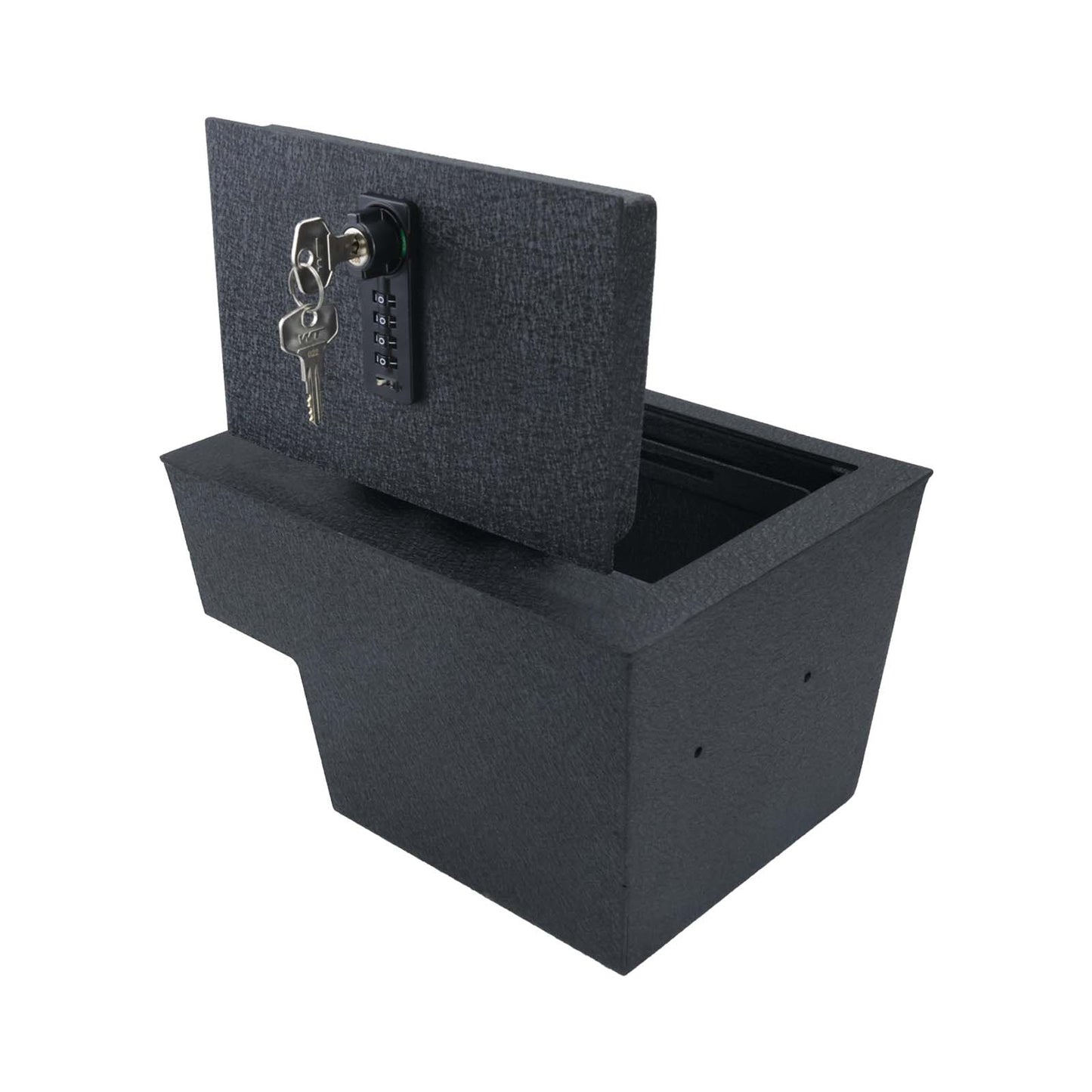 Pro Console Safe Vault Box for Nissan Armada (4-Digit Combo Lock with Key): 2018-2024