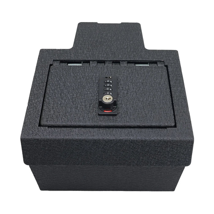 Console Safe Vault Box for Chevrolet Silverado EV (4-Digit Combo Lock with Key): 2024-2026