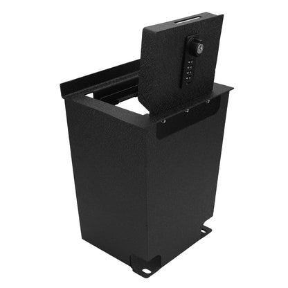 Console Safe Vault Box for 2011-2020 Toyota Sienna (4-Digit Combo Lock with Key)