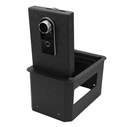 Console Safe Vault Box for 2025-2026 Infiniti QX80 (Fingerprint Lock with Key)