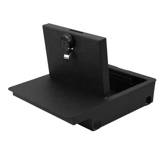 Underseat Console Safe Vault Box for Dodge Ram 1500 (4-Digit Combo Lock): 2006-2019