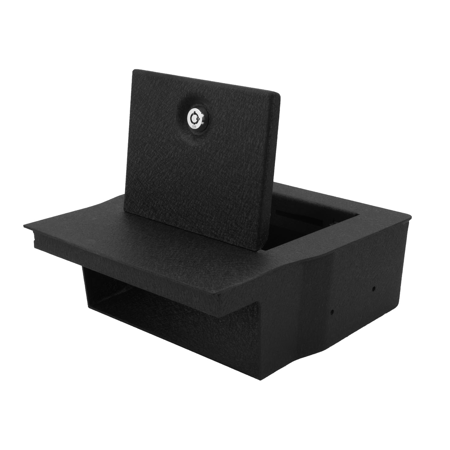 Console Safe Vault Box for 2015-2020 Ford F150 40/20/40 Bench Seat Fold Down Armrest (Triple Lock)