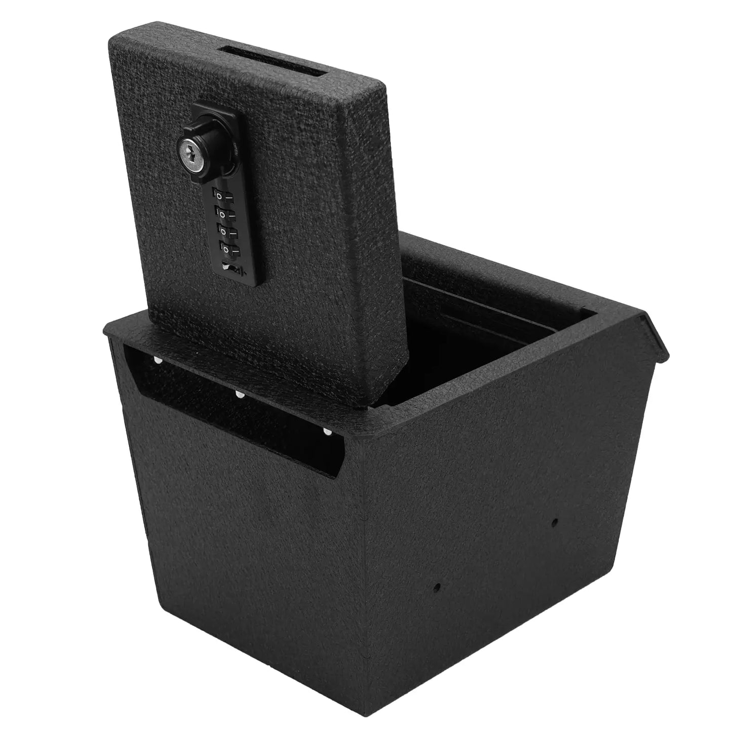 Console Safe Vault Box for 2025-2026 Mitsubishi Outlander (4-Digit Combo Lock with Key)