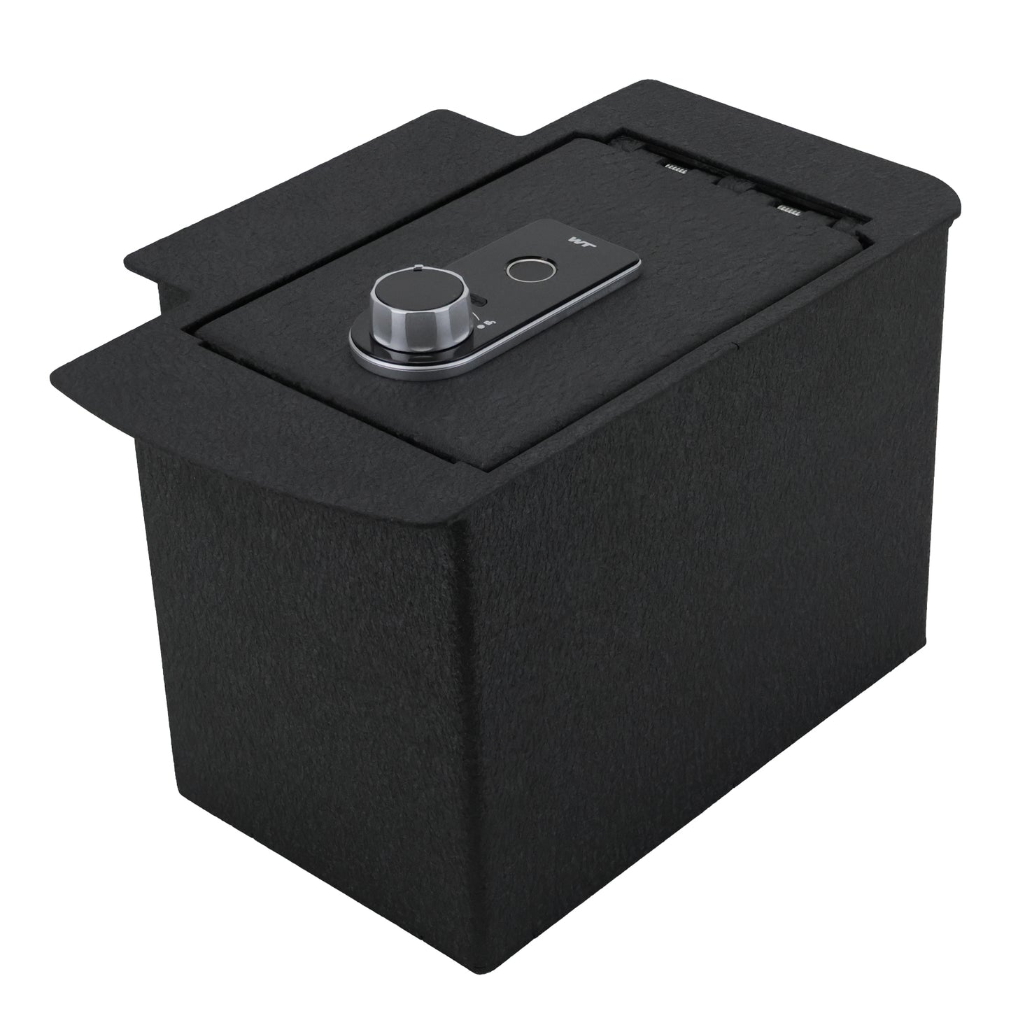 Console Safe Vault Box for Toyota Tacoma (Fingerprint Lock with Key): 2005-2015