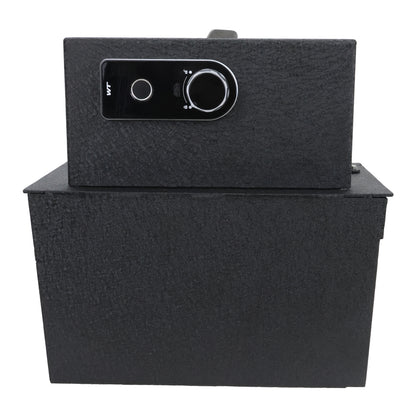 Console Safe Vault Box for Lexus NX 200 (Fingerprint Lock with Key): 2015-2020