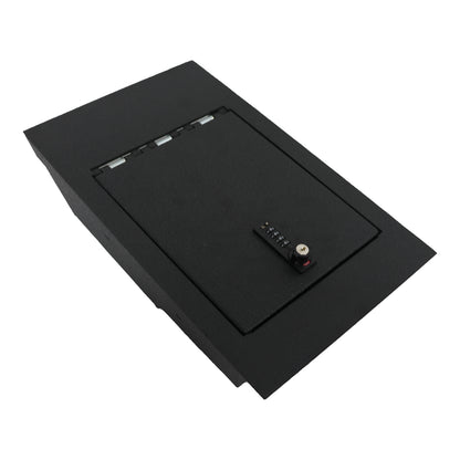 Underseat Console Safe Vault Box for Ford F150 (4-Digit Combo Lock with Key): 2015-2025