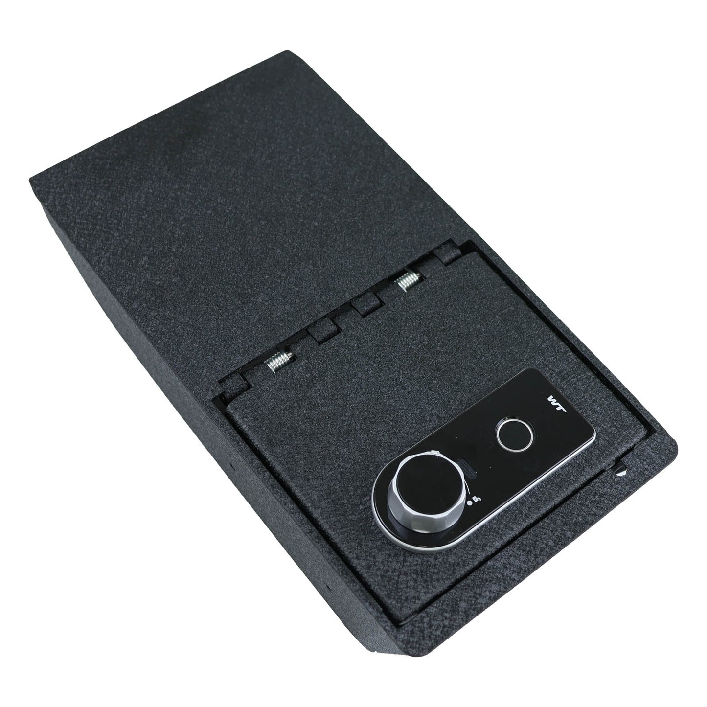 Console Safe Vault Box for Tesla Model Y (Fingerprint Lock with Key): 2025