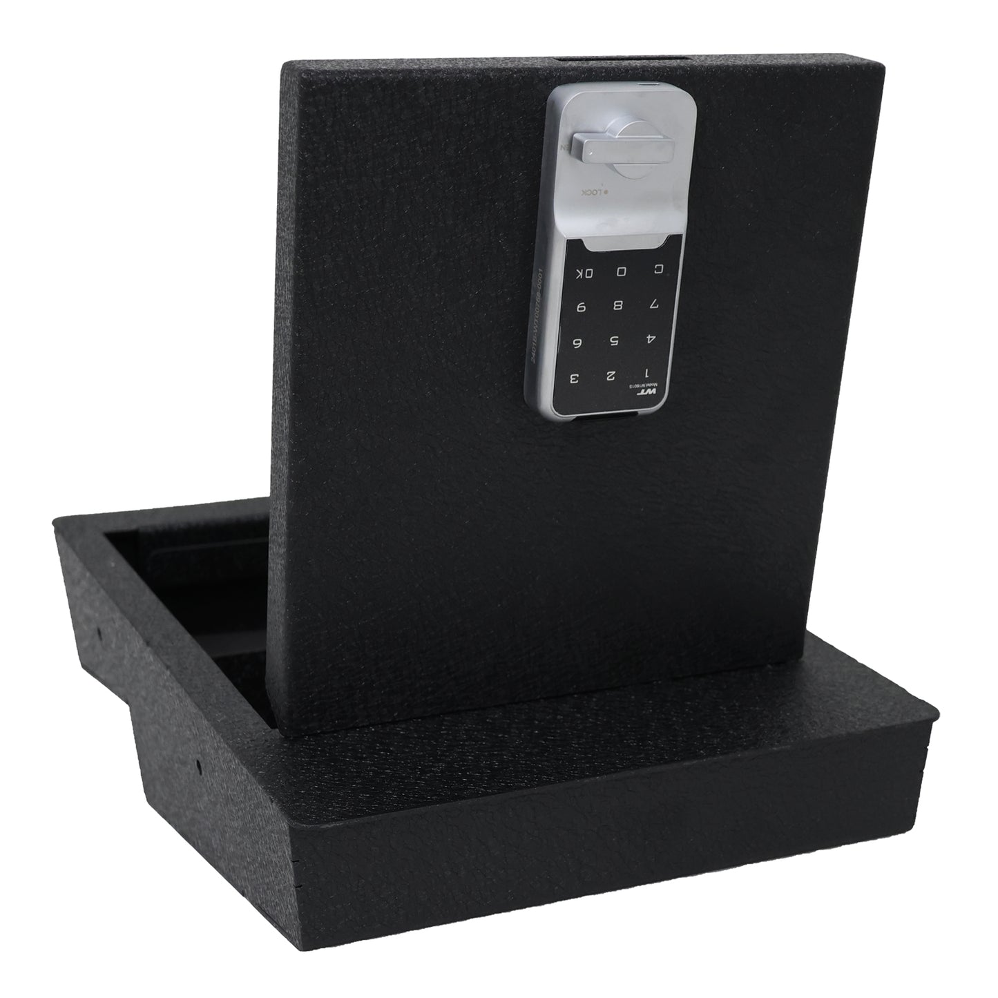 Underseat Console Safe Vault Box for Chevrolet Silverado 1500 (Electronic Keypad Lock): 2014-2018