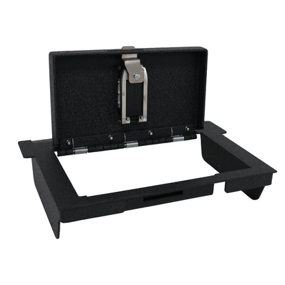 Console Safe Vault Box for Dodge Ram TRX (Fingerprint Lock with Key): 2021-2024