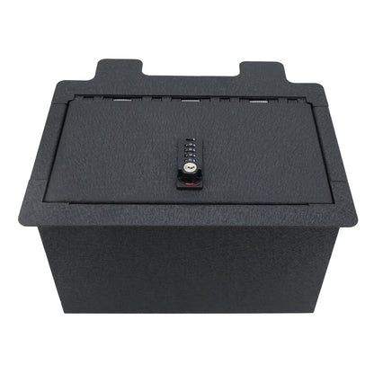 Console Safe Vault Box for Chevrolet Silverado 1500 (4-Digit Combo Lock with Key): 2019-2022