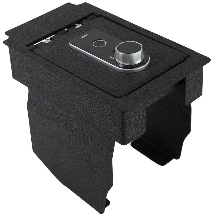 Console Safe Vault Box for Lincoln MKC (Fingerprint Lock with Key): 2015-2019