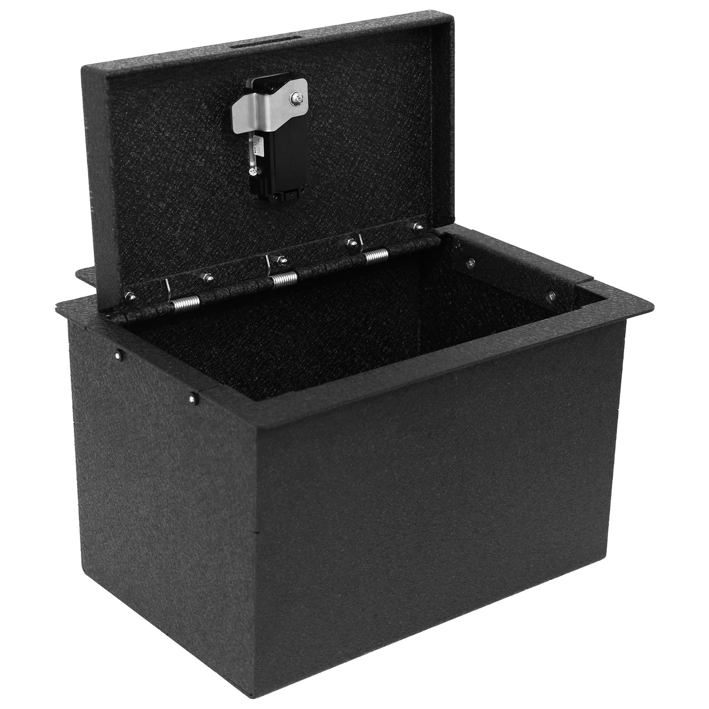 Console Safe Vault Box for Chevrolet Silverado 1500 (Fingerprint Lock with Key): 2019-2022
