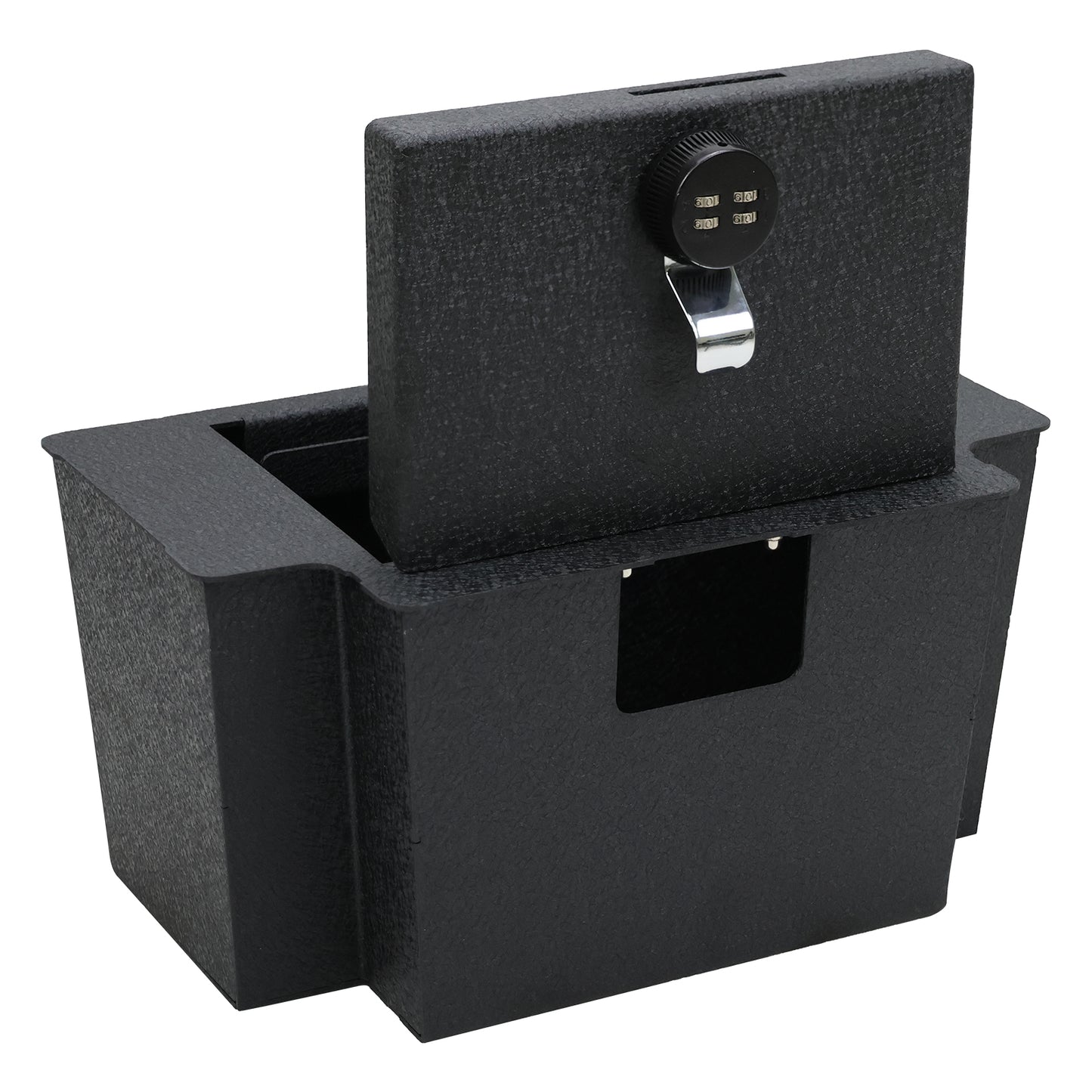 Console Safe Vault Box for Chevrolet Silverado (4-Digit Combo Lock): 2023-2025