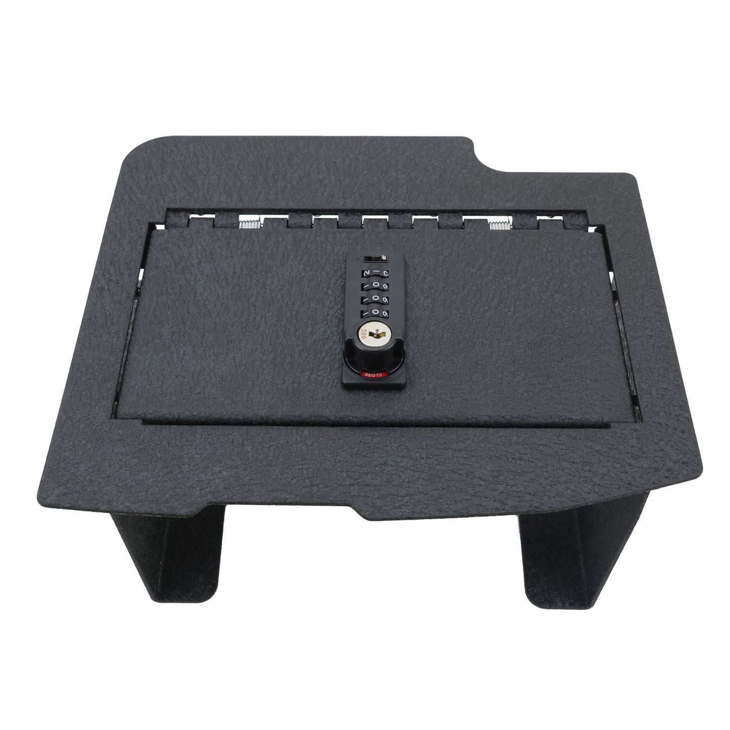 Console Safe Vault Box for Dodge Ram 2500 with CD (4-Digit Combo Lock with Key): 2013-2018