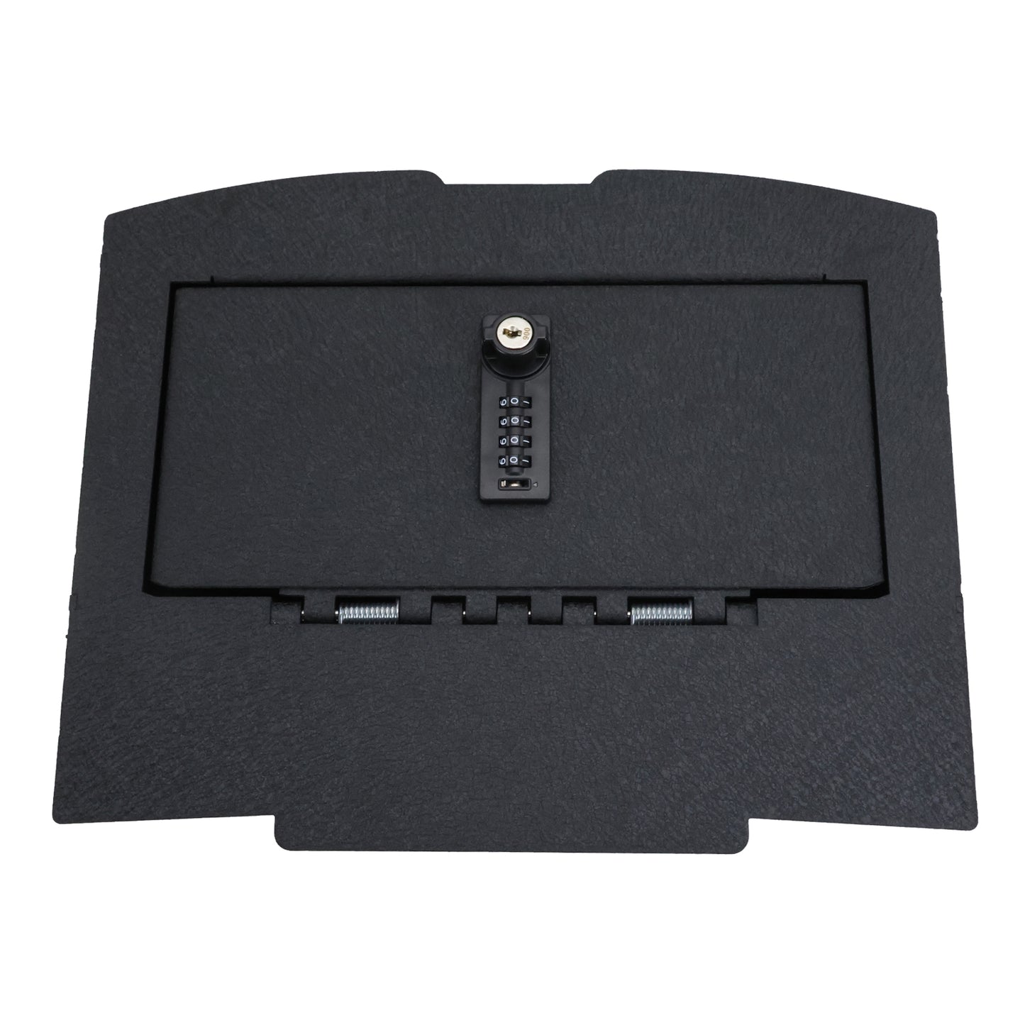 Console Safe Vault Box for Dodge Ram 1500 (4-Digit Combo Lock With Key): 2009-2018