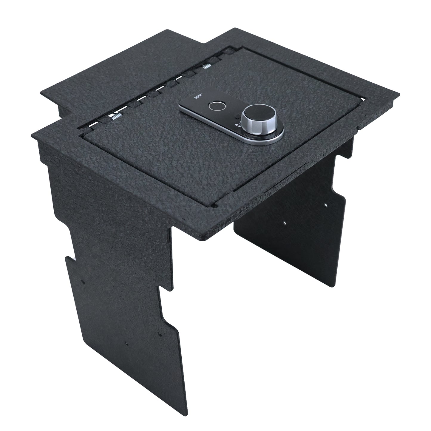 Front Center Console Safe Vault Box for Lincoln Navigator (Fingerprint Lock with Key): 2018-2024