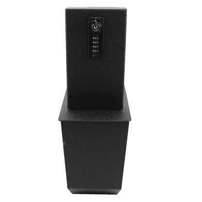 Console Safe Vault Box for 2024-2026 Chevrolet Blazer EV (4-Digit Combo Lock with Key)