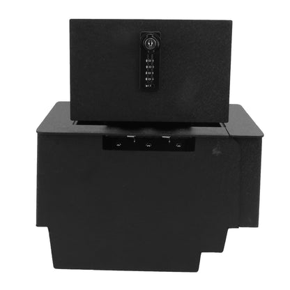 Pro Console Safe Vault Box for 2025-2026 Ford F150 (4-Digit Combo Lock with Key)