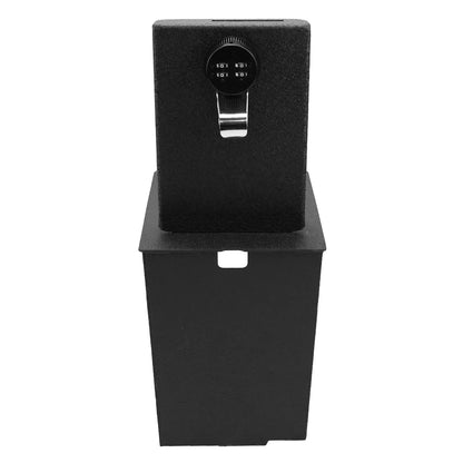 Console Safe Vault Box for 2022-2026 Infiniti QX60 (4-Digit Combo Lock)