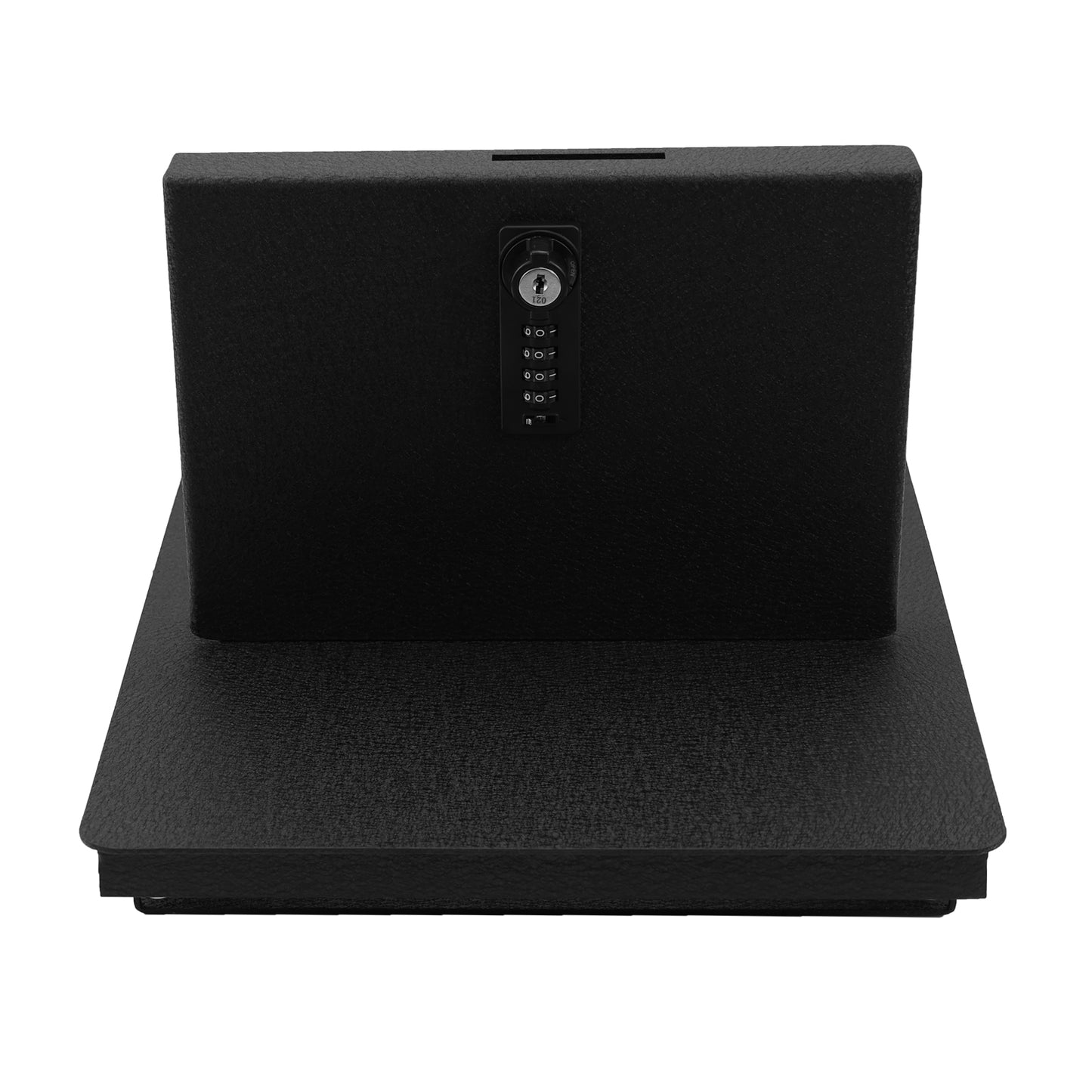 Underseat Console Safe Vault Box for Dodge Ram 1500 (4-Digit Combo Lock with Key): 2006-2019