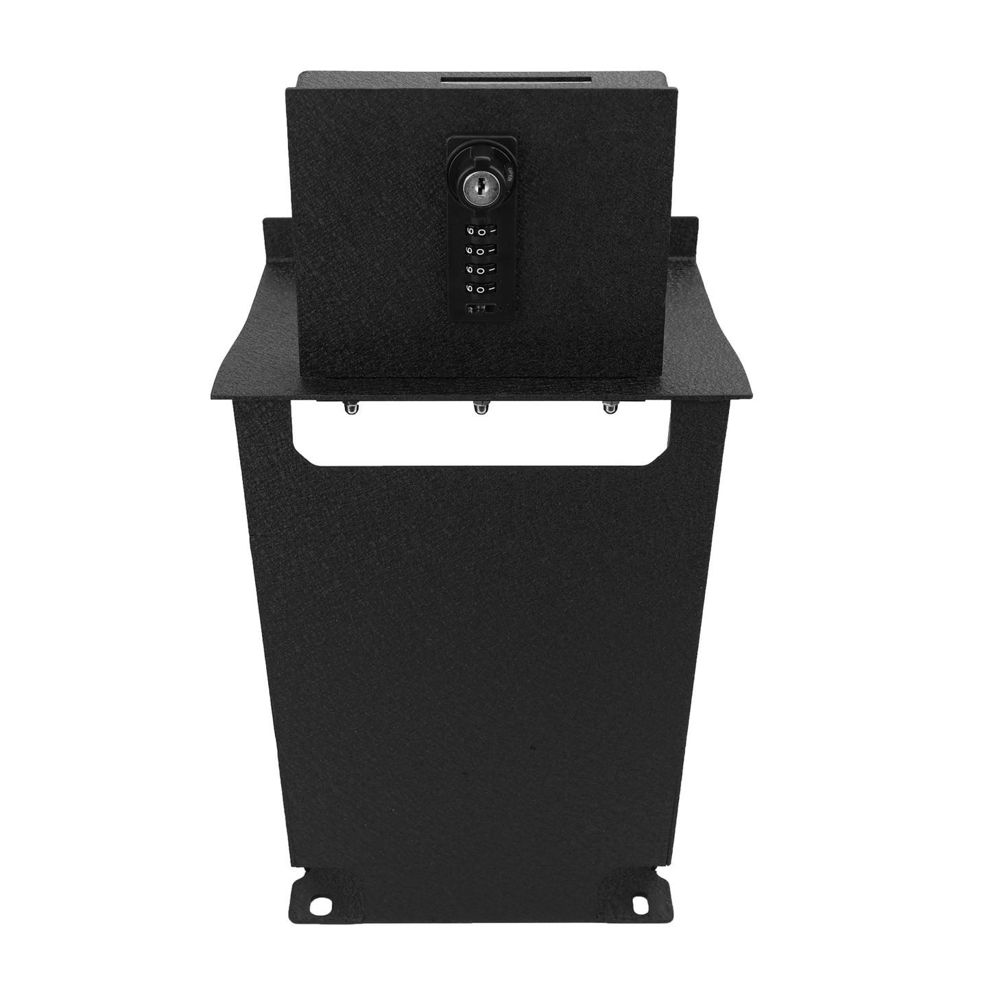 Console Safe Vault Box for 2011-2020 Toyota Sienna (4-Digit Combo Lock with Key)