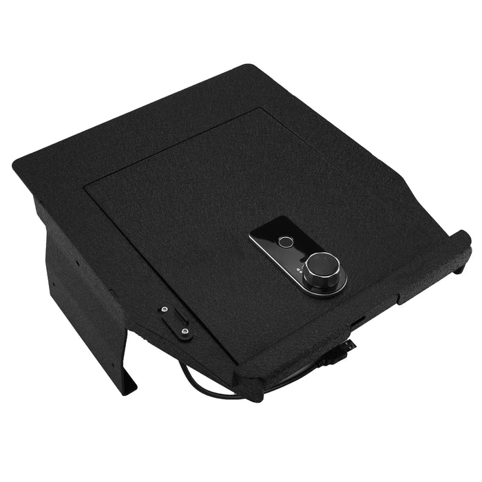 Pro Console Safe Vault Box for Ford F150 (Fingerprint Lock with Key): 2021-2024