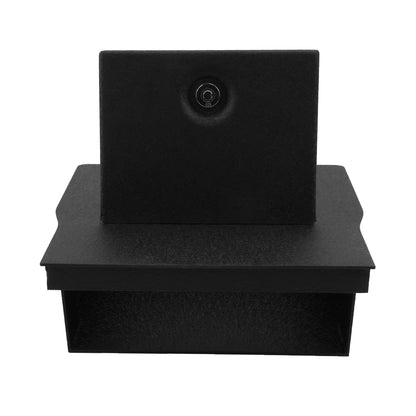 Console Safe Vault Box for 2015-2020 Ford F150 40/20/40 Bench Seat Fold Down Armrest (Triple Lock)