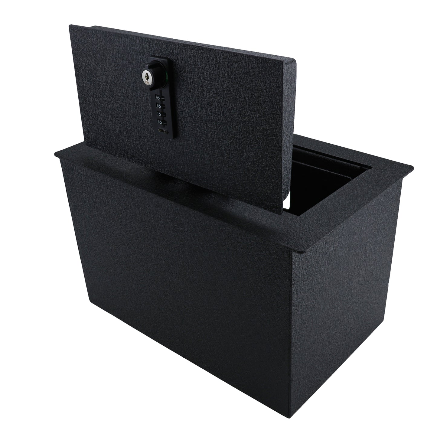 Pro Console Safe Vault Box for Chevrolet Suburban (4-Digit Combo Lock with Key): 2015-2020