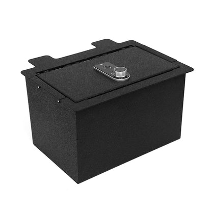 Console Safe Vault Box for Chevrolet Silverado 1500 (Fingerprint Lock with Key): 2019-2022