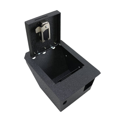 Console Safe Vault Box for Tesla Cybertruck (Fingerprint Lock with Key): 2024-2025