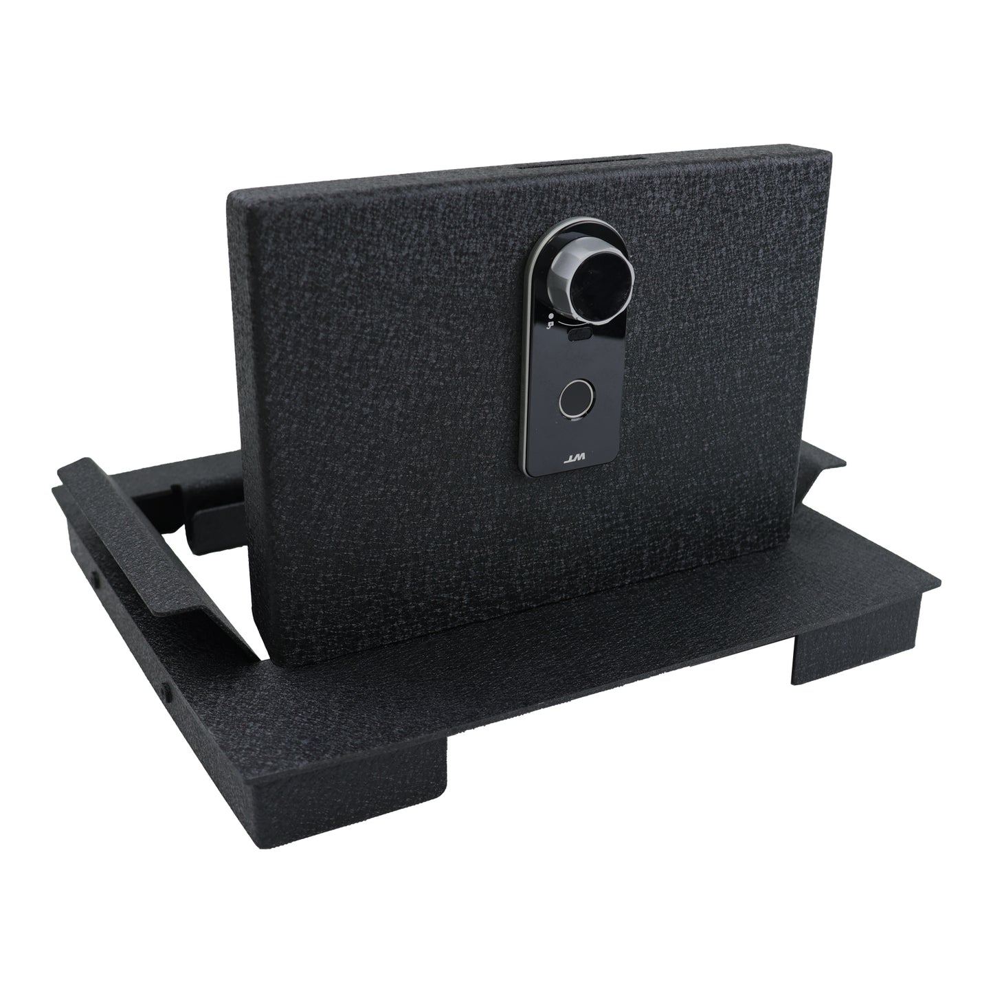 Console Safe Vault Box for Ford F250 Super Duty (Fingerprint Lock with Key): 2023-2025
