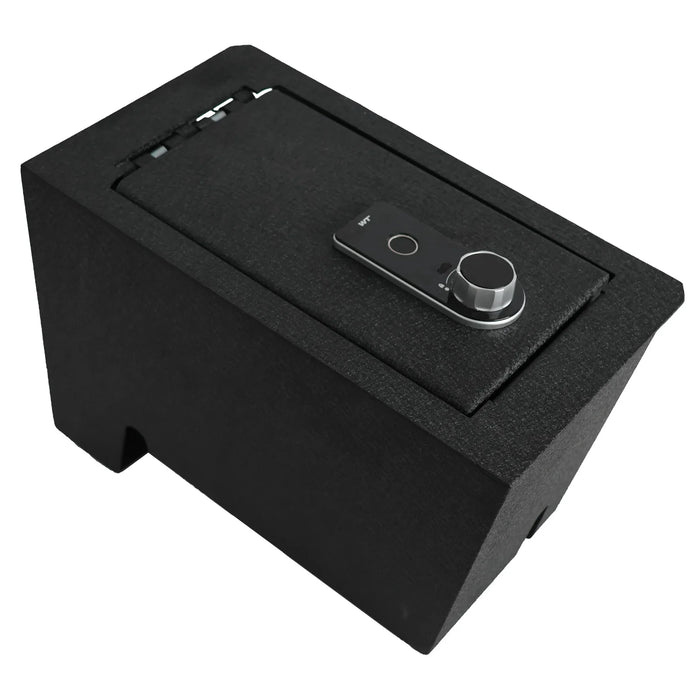 Console Safe Vault Box for Toyota Tundra (Fingerprint Lock with Key): 2022-2026
