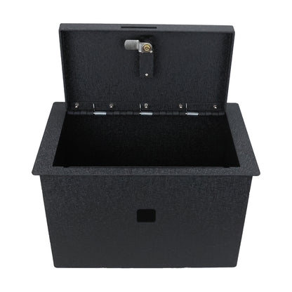 Console Safe Vault Box for Chevrolet Suburban (4-Digit Combo Lock with Key): 2015-2020