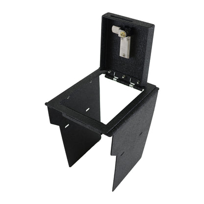 Console Safe Vault Box for Rivian R1S & R1T (4-Digit Combo Lock with Key): 2021-2025