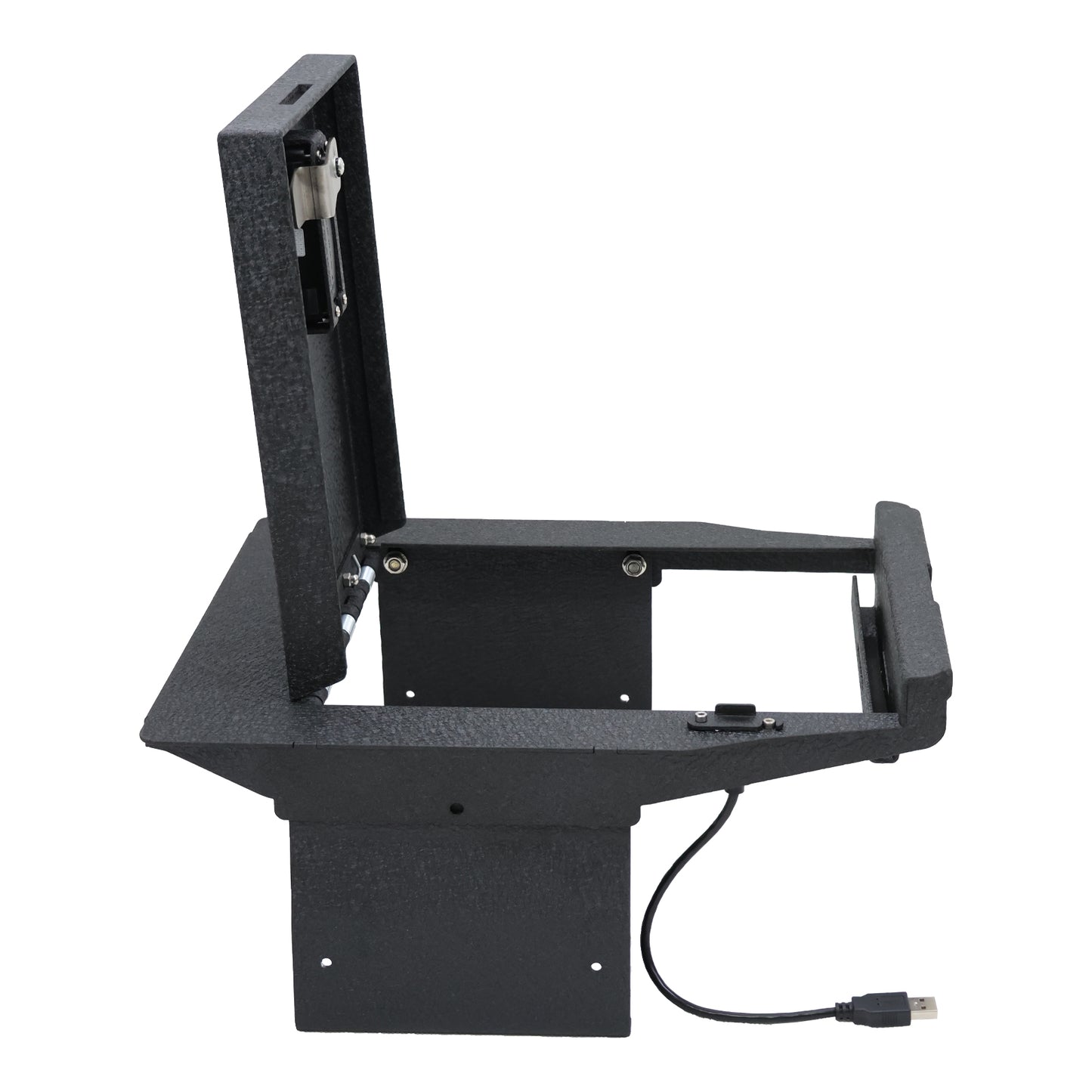 Console Safe Vault Box for Ford F150 (Fingerprint Lock with Key): 2021-2024
