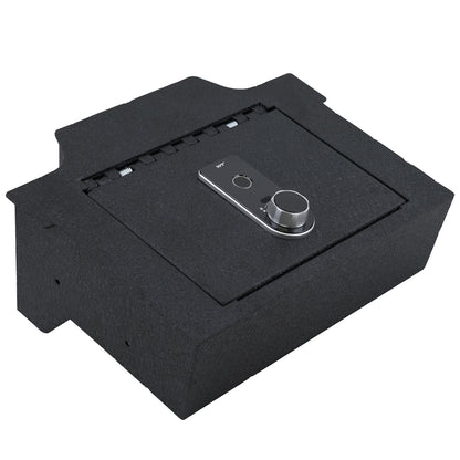 Console Safe Vault Box for Dodge Ram 1500/2500/3500 Bighorn (Fingerprint Lock with Key): 2019-2025