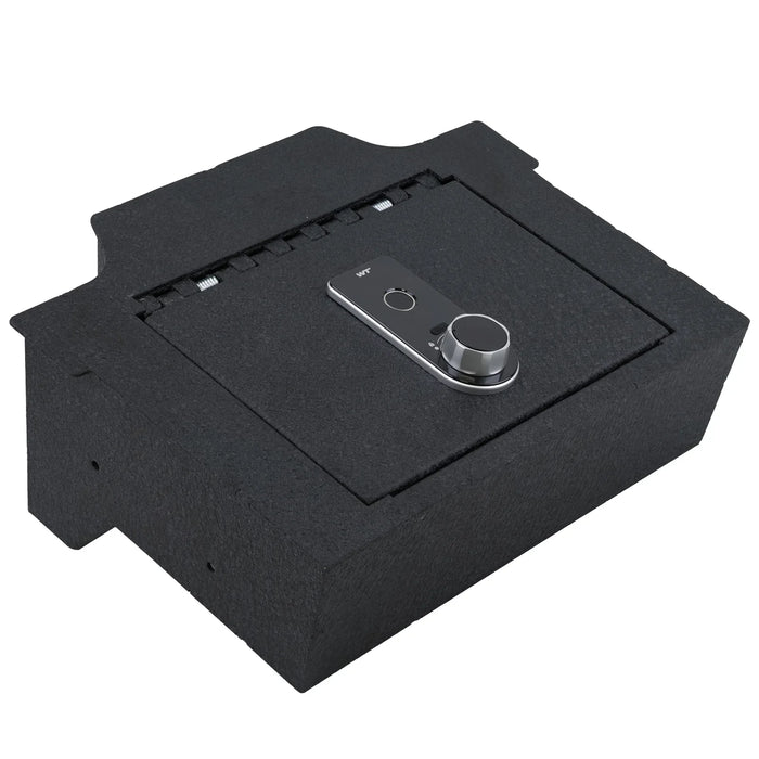 Console Safe Vault Box for Dodge Ram 1500/2500/3500 (Fingerprint Lock with Key): 2019-2027