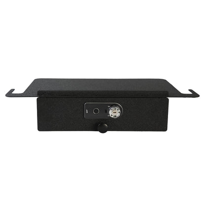 Underseat Console Safe Vault Box for Tesla Model Y (Fingerprint Lock with Key): 2021-2024