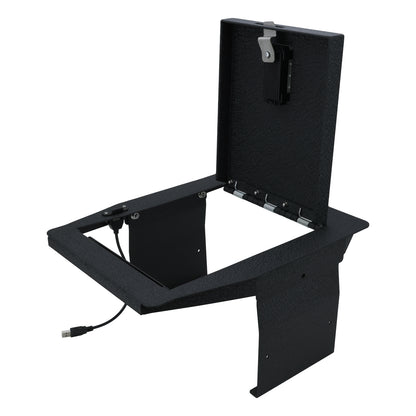 Console Safe Vault Box for Ford F150 (Fingerprint Lock with Key): 2015-2020