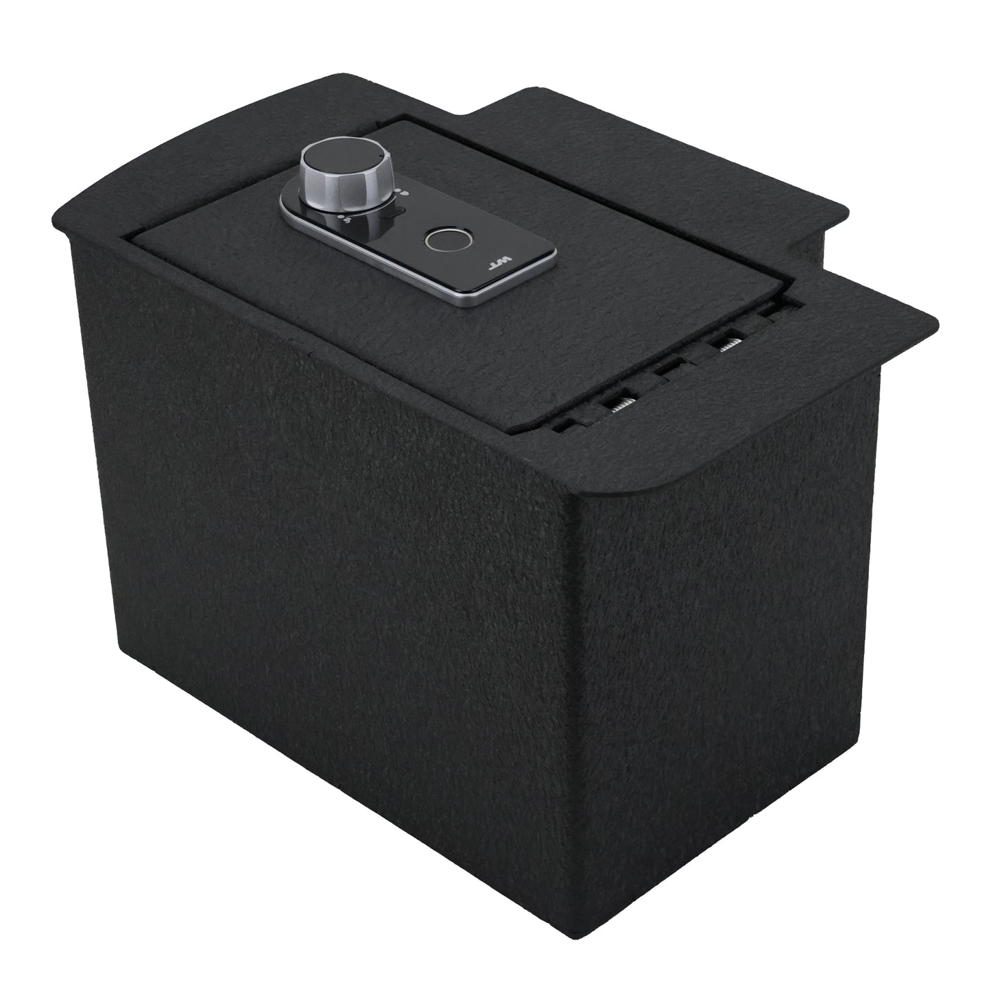 Console Safe Vault Box for Toyota Tacoma (Fingerprint Lock with Key): 2005-2015