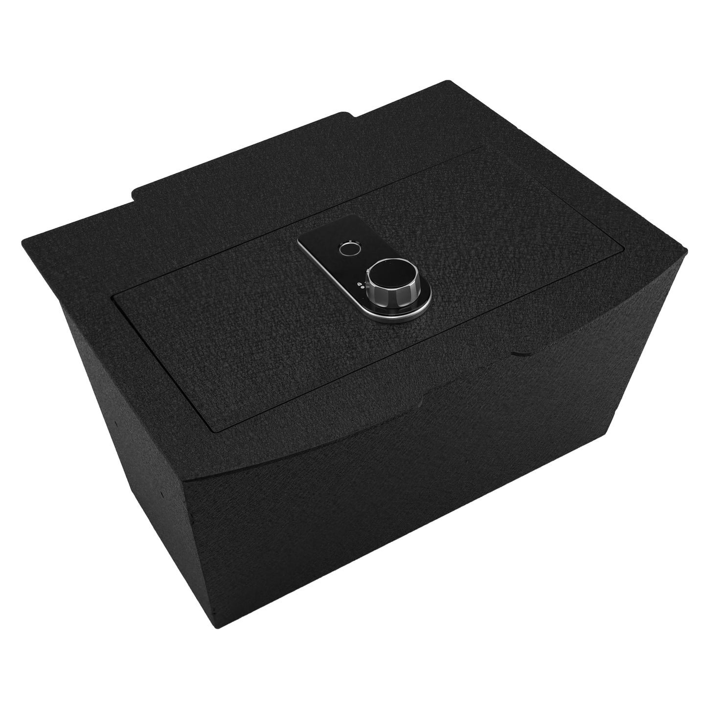Pro Console Safe Vault Box for Dodge Ram 1500 (Fingerprint Lock with Key): 2009-2018