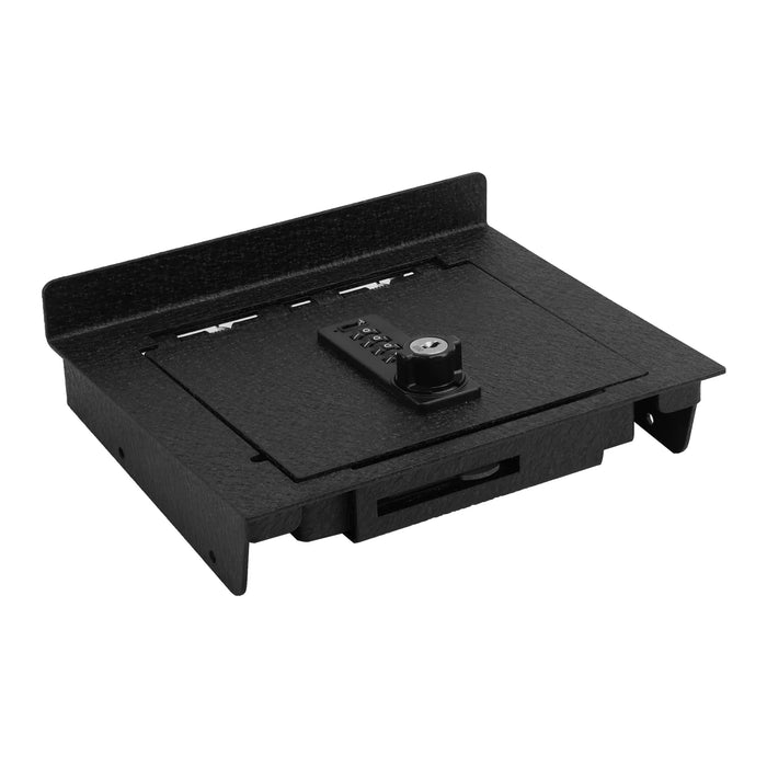 Console Safe Vault Box for Tesla Model Y Juniper (4-Digit Combo Lock with Key): 2025-2026