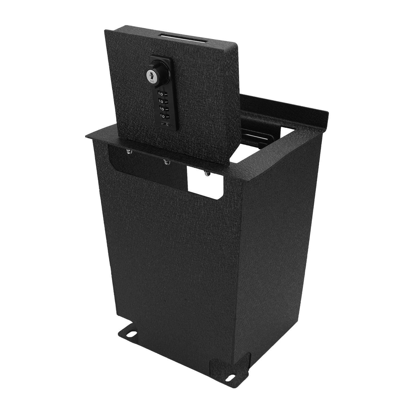 Console Safe Vault Box for 2011-2020 Toyota Sienna (4-Digit Combo Lock with Key)