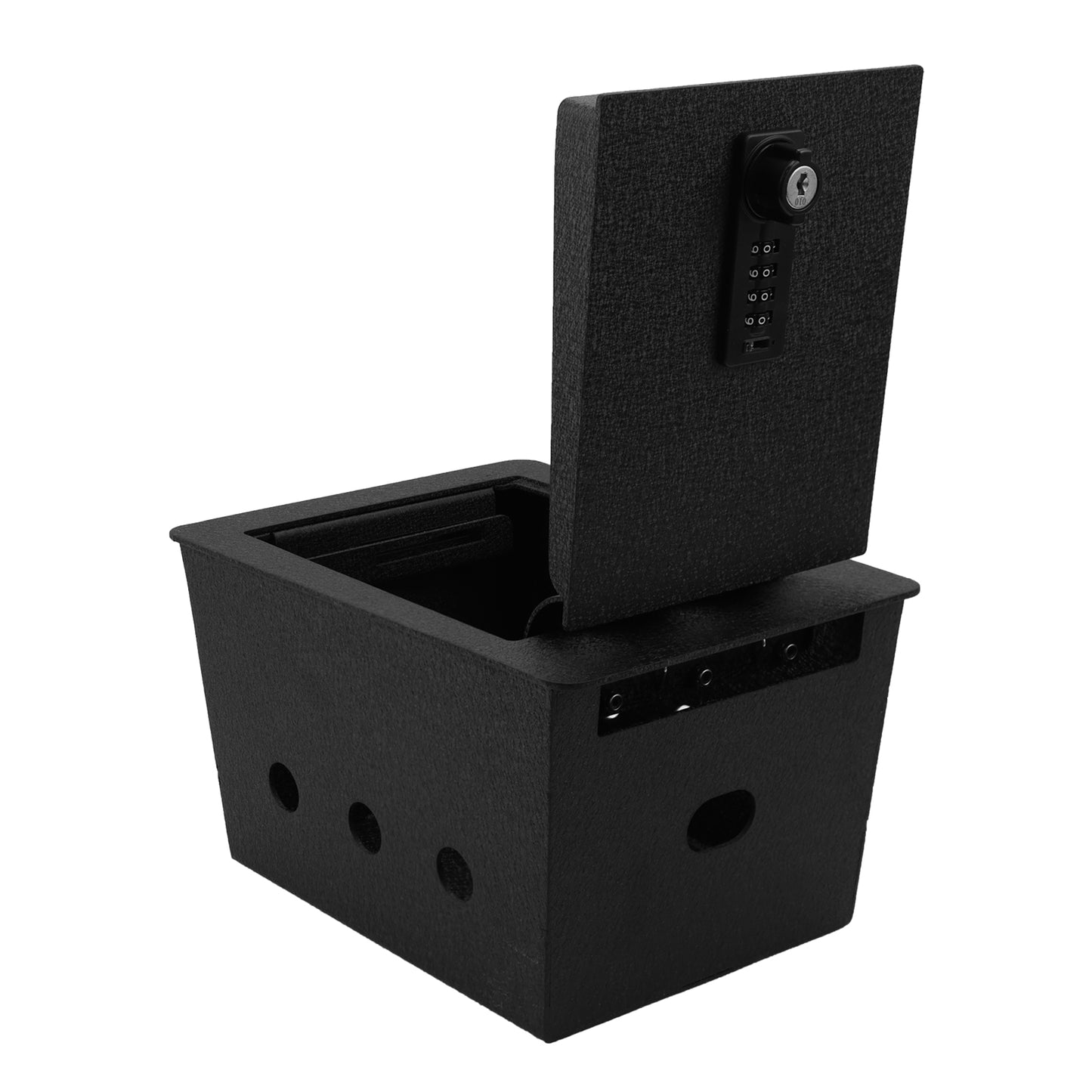 Pro Console Safe Vault Box for 2026 Hyundai Palisade (4-Digit Combo Lock with Key)