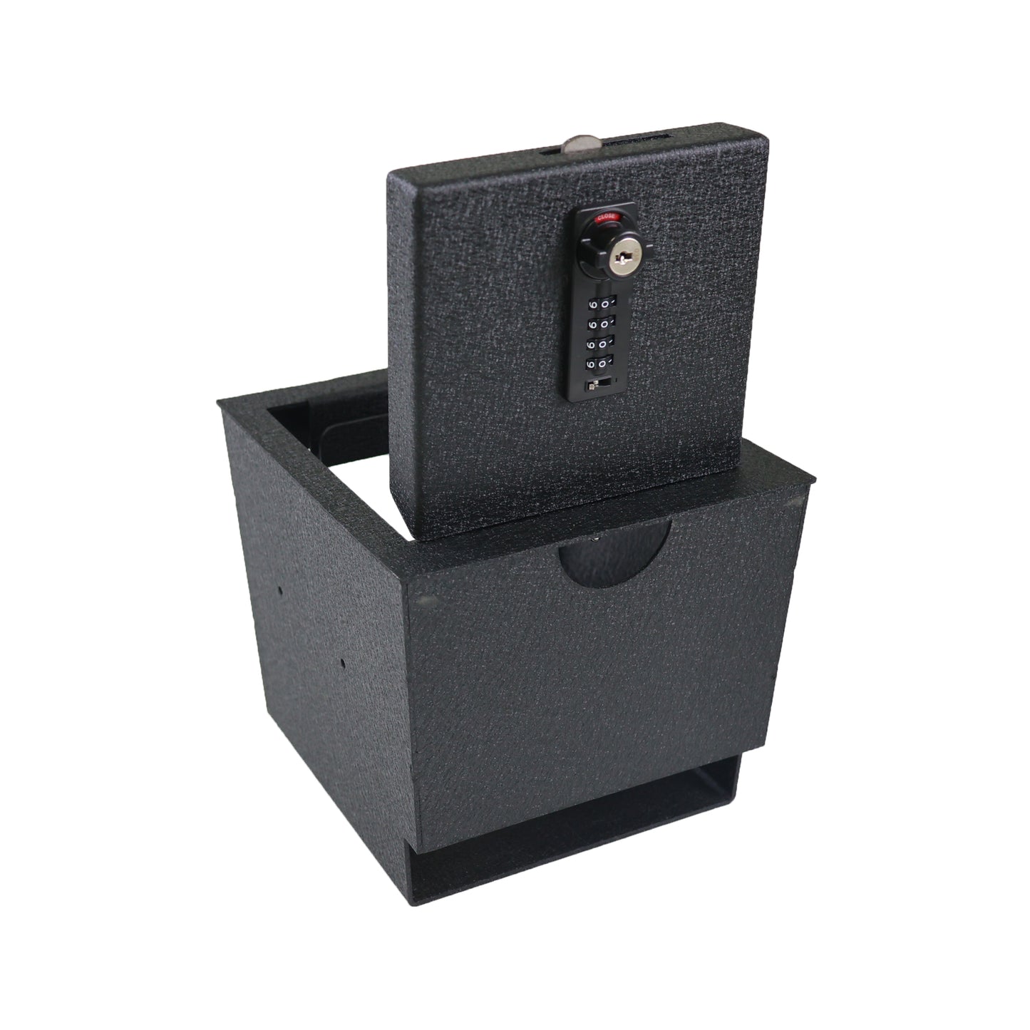 Console Safe Vault Box for Lexus GX550 (4-Digit Combo Lock with Key): 2024-2025