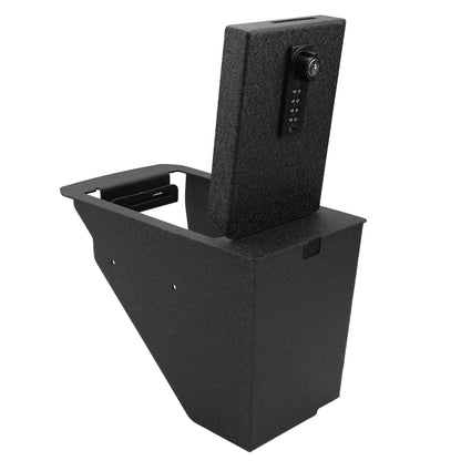 Console Safe Vault Box for 2022-2026 Infiniti QX60 (4-Digit Combo Lock with Key)